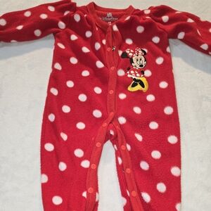 Disney Red Polka Dot Kids One Piece
